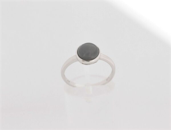 sehr feiner Ring in Sterlingsilber rhodiniert