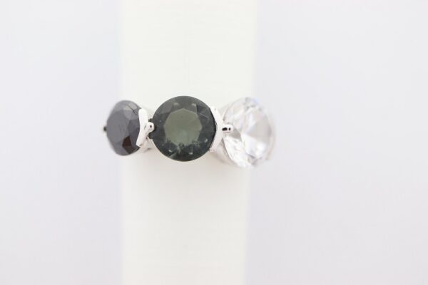 sehr schöner Ring in Sterlingsilber rhodiniert – Bild 6
