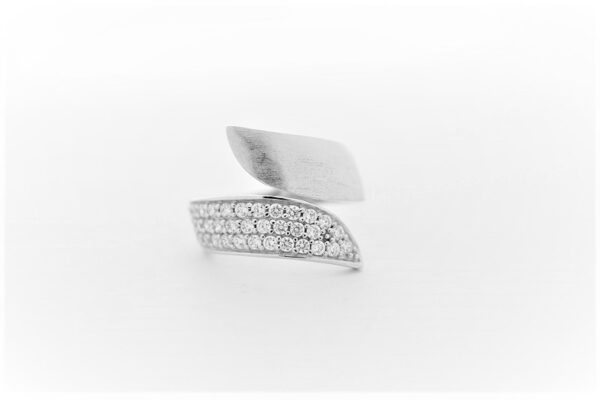 sehr feiner Ring in Sterlingsilber rhodiniert – Bild 2