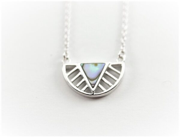 sehr schönes Collier in Sterlingsilber rhodiniert – Bild 5