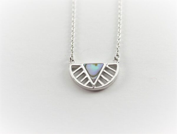 sehr schönes Collier in Sterlingsilber rhodiniert – Bild 6