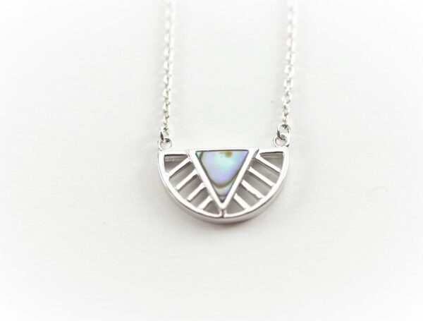 sehr schönes Collier in Sterlingsilber rhodiniert – Bild 3