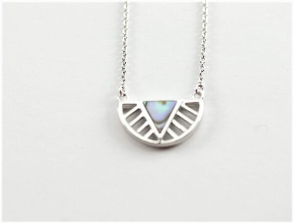 sehr schönes Collier in Sterlingsilber rhodiniert – Bild 4