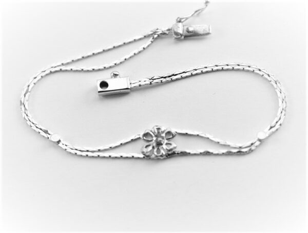 sehr schönes Armband in Sterlingsilber rhodiniert – Bild 5