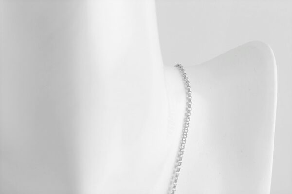 sehr schönes Collier mit einem Kreuz in Sterlingsilber – Bild 3