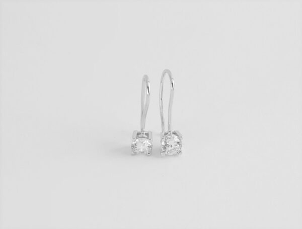 feine Ohrhänger in Sterlingsilber mit Zirkonia – Bild 4