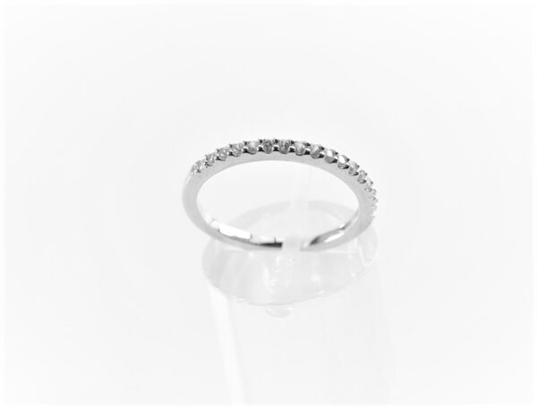 ein feiner Ring in Sterlingsilber rhodiniert – Bild 3