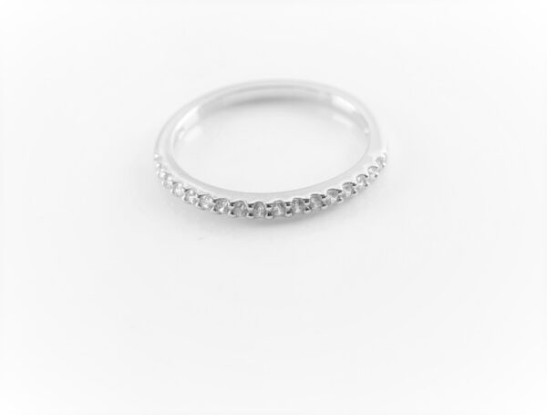 ein feiner Ring in Sterlingsilber rhodiniert – Bild 5