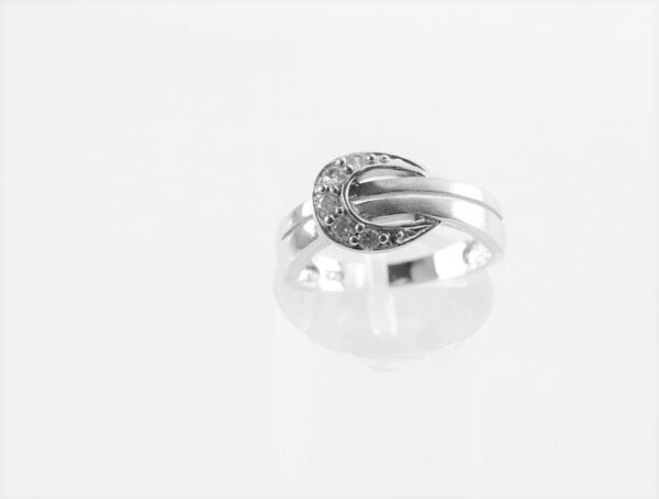 ein sehr schöner Ring in Sterlingsilber rhodiniert – Bild 3
