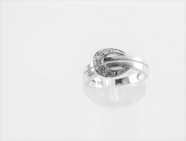 ein sehr schöner Ring in Sterlingsilber rhodiniert – Bild 4