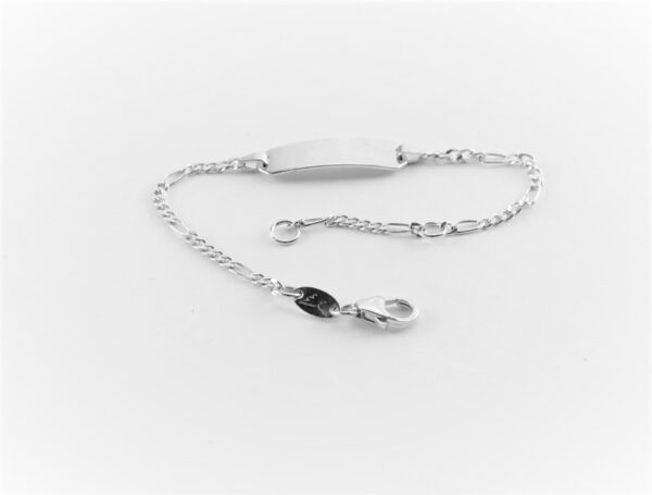 sehr feines Armband in Sterlingsilber rhodiniert – Bild 2