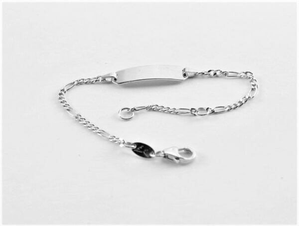 sehr feines Armband in Sterlingsilber rhodiniert – Bild 5