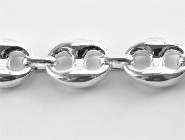 ein Bohnenarmband sehr stabil in Sterlingsilber – Bild 4