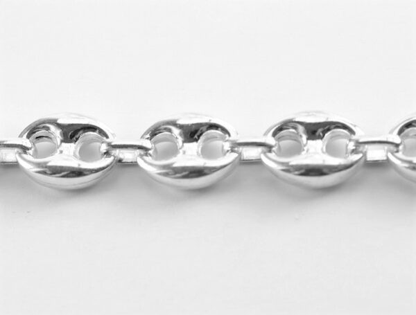 ein Bohnenarmband sehr stabil in Sterlingsilber – Bild 5