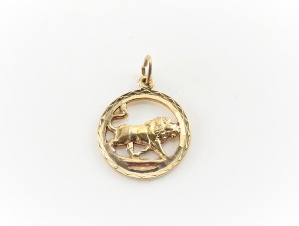 das Sternzeichen Löwe in Gelbgold