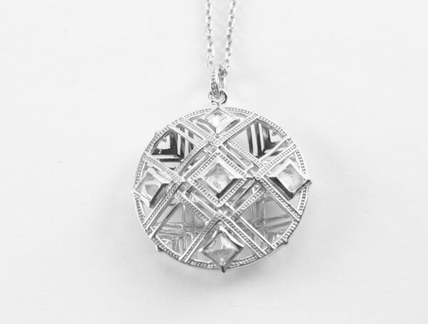 Das Collier in Sterlingsilber mit Zirkonia – Bild 2