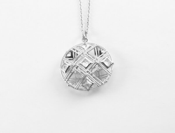 Das Collier in Sterlingsilber mit Zirkonia – Bild 3