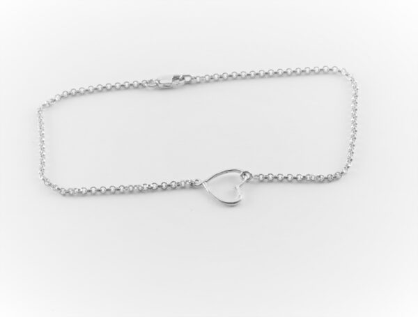 Herzarmband der Liebe in Sterlingsilber – Bild 5