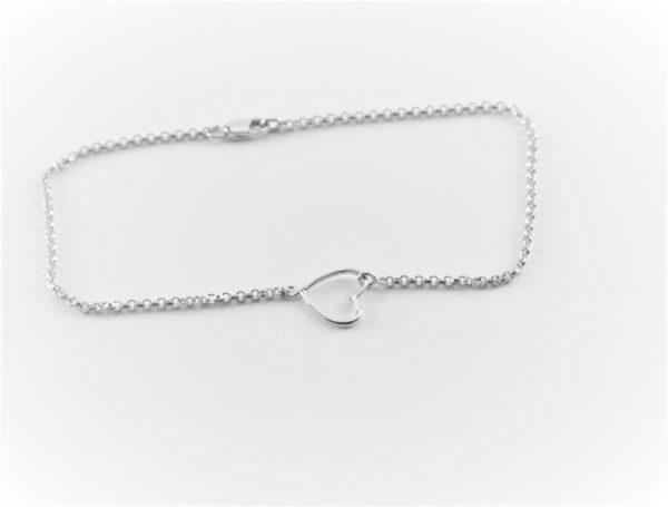 Herzarmband der Liebe in Sterlingsilber – Bild 4