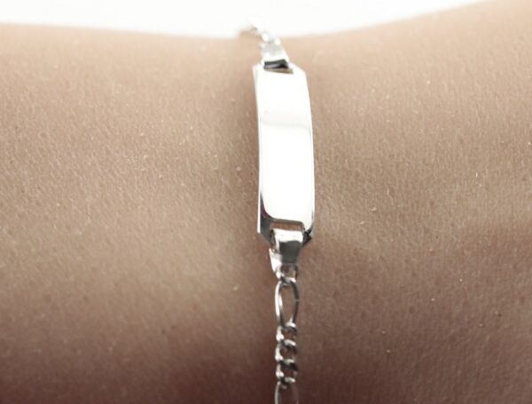 feines Armband in Sterlingsilber rhodiniert – Bild 7
