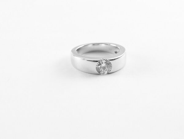 Ein sehr feiner Ring in Sterlingsilber rhodiniert – Bild 5