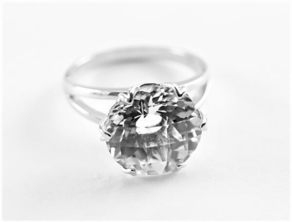 super schöner Ring in Sterlingsilber rhodiniert – Bild 2
