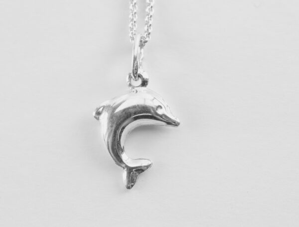 schönes Collier für Delphinliebhaber in Sterlingsilber – Bild 2