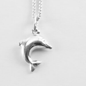 schönes Collier für Delphinliebhaber in Sterlingsilber