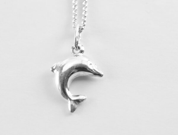 schönes Collier für Delphinliebhaber in Sterlingsilber