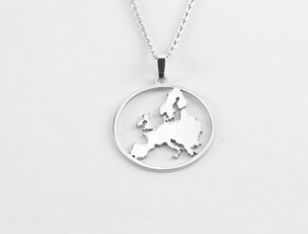 sehr schönes Collier in Sterlingsilber rhodiniert – Bild 4