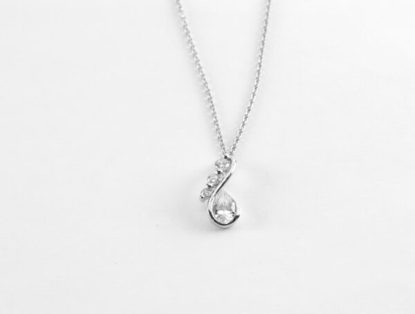 kleines, aber sehr feines Collier in Sterlingsilber – Bild 5