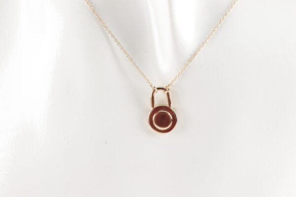 sehr feines Collier in Sterlingsilber vergoldet – Bild 3