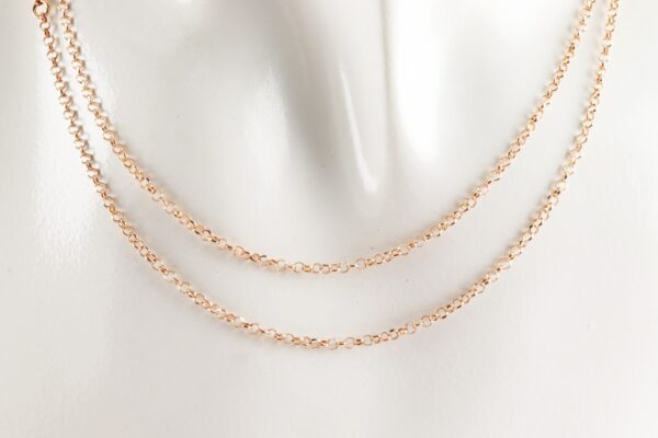 feine Kette in Sterlingsilber vergoldet – Bild 5