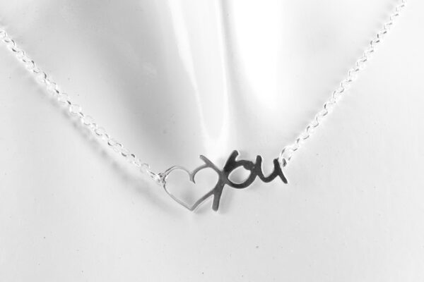 sehr schöne Kette der Liebe in Sterlingsilber – Bild 6