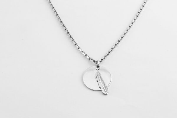 Sehr schönes Collier in Sterlingsilber rhodiniert – Bild 4