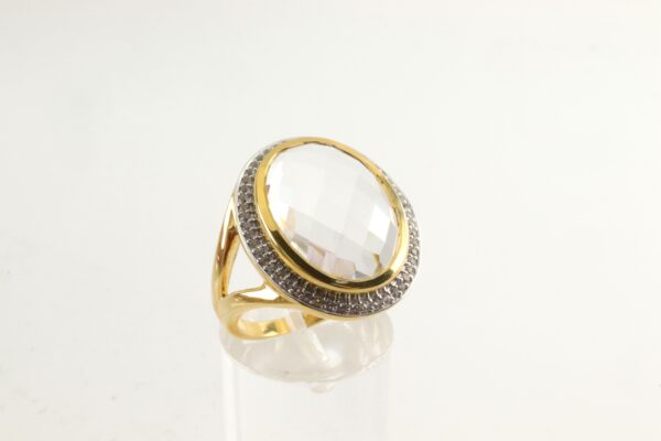 Ring in Sterlingsilber vergoldet – Bild 2