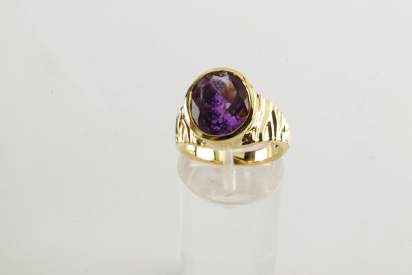 ein besonderer Ring in Sterlingsilber vergoldet