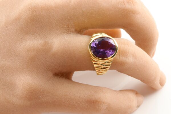 ein besonderer Ring in Sterlingsilber vergoldet – Bild 7