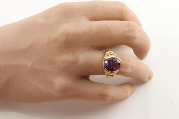 ein besonderer Ring in Sterlingsilber vergoldet – Bild 8