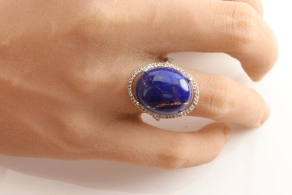 ein besonderer Ring in Sterlingsilber rhodiniert – Bild 7
