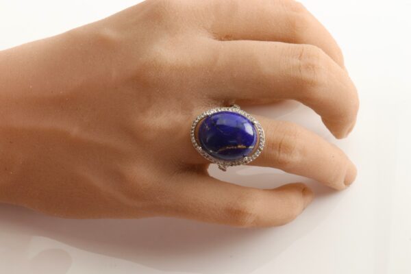 ein besonderer Ring in Sterlingsilber rhodiniert – Bild 8