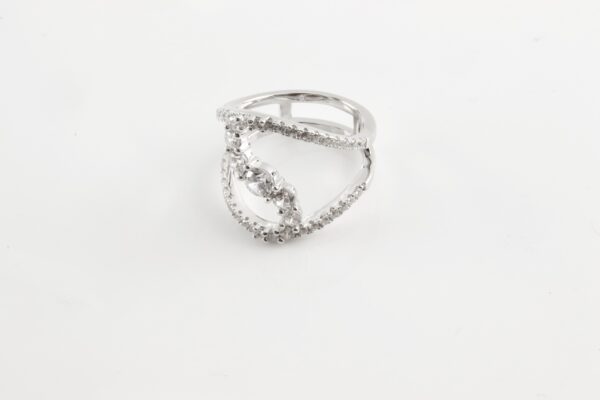 feiner Ring in Sterlingsilber mit Zirkonia – Bild 4