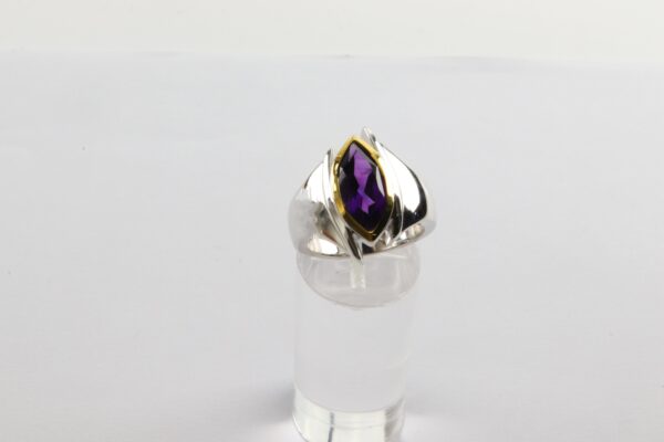 ein besonderer Ring in Sterlingsilber rhodiniert – Bild 4