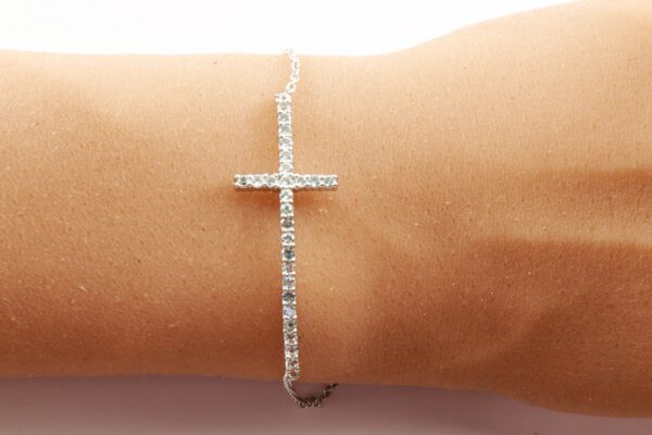 ein sehr schönes Armband in Sterlingsilber rhodiniert – Bild 5