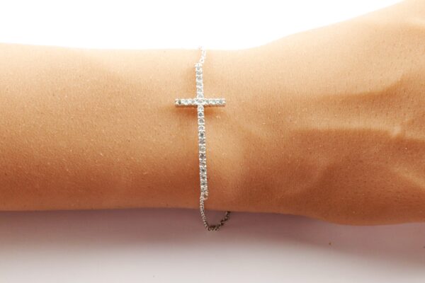 ein sehr schönes Armband in Sterlingsilber rhodiniert – Bild 6