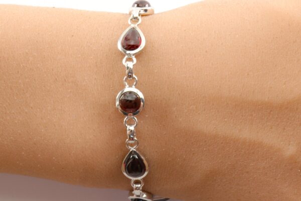 sehr schönes Armband in Sterlingsilber rhodiniert – Bild 7