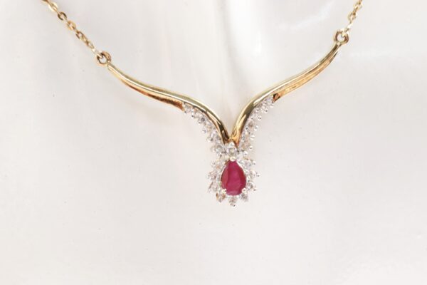 wunderschönes Collier in Sterlingsilber vergoldet – Bild 5