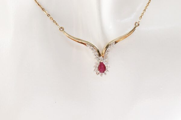 wunderschönes Collier in Sterlingsilber vergoldet – Bild 6