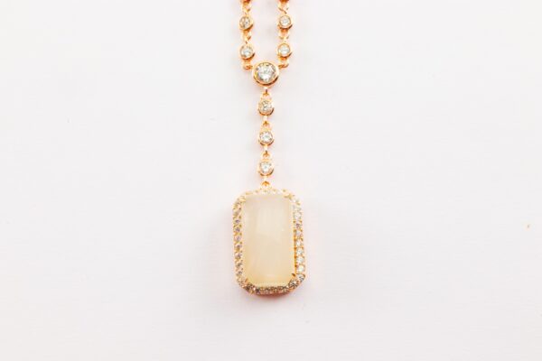 herrliches Collier in Sterlingsilber vergoldet – Bild 4