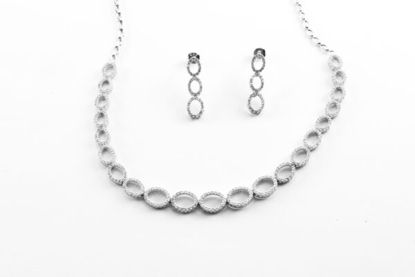 sehr elegantes Schmuckset in Sterlingsilber – Bild 2